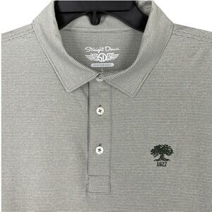 Straight Down Performance Golf Polo Shirt Mens L‎ Athletic Minimalist Golfcore